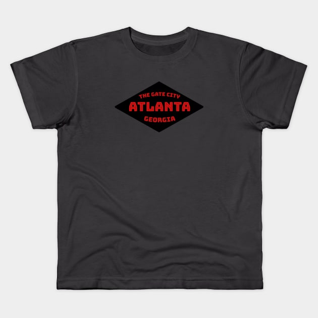 Atlanta GA - Gate City Kids T-Shirt by LocalZonly